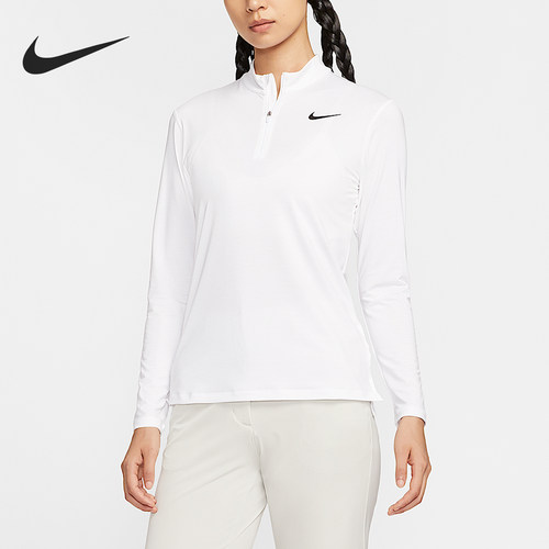 Nike/耐克正品Dri-FIT女士简约透气开衩运动长袖HF6587-100