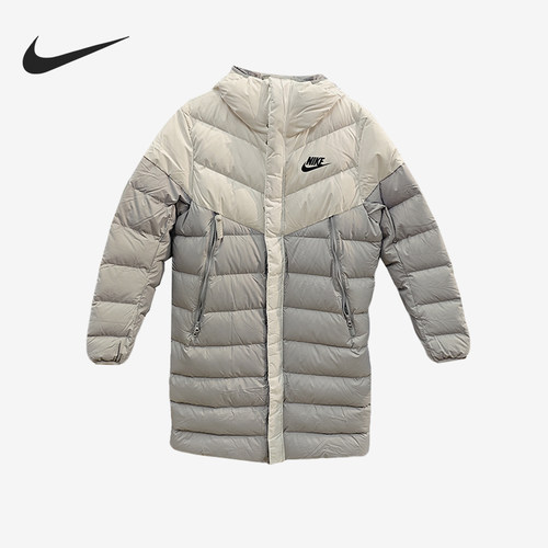 Nike/耐克正品NSW新款男灰米白色保暖防风羽绒服IB2963-100