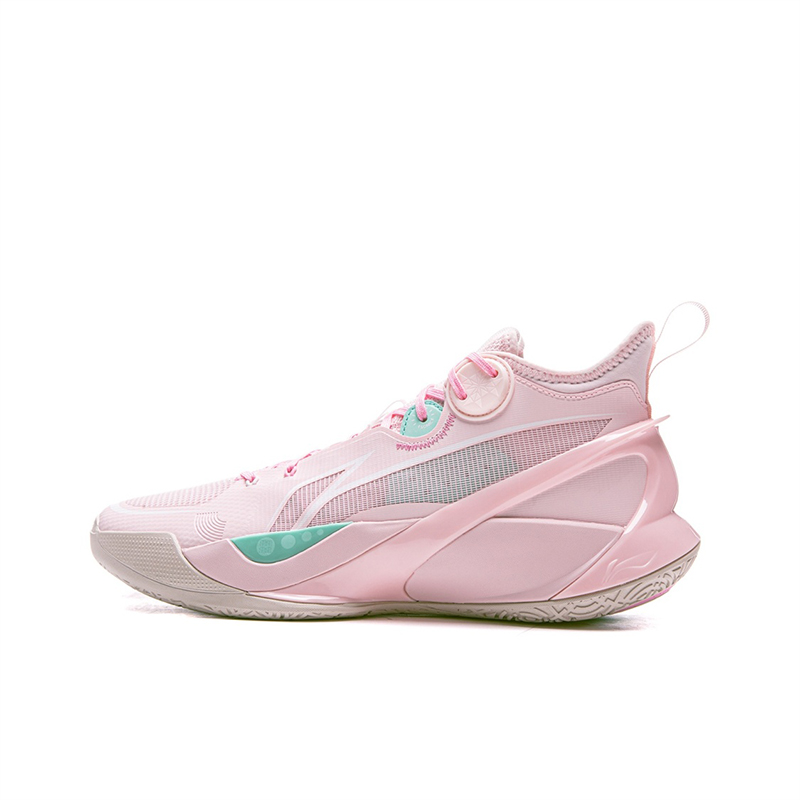 正品李宁音速10樱花绽放中帮专业轻量减震耐磨实战篮球鞋ABAS069