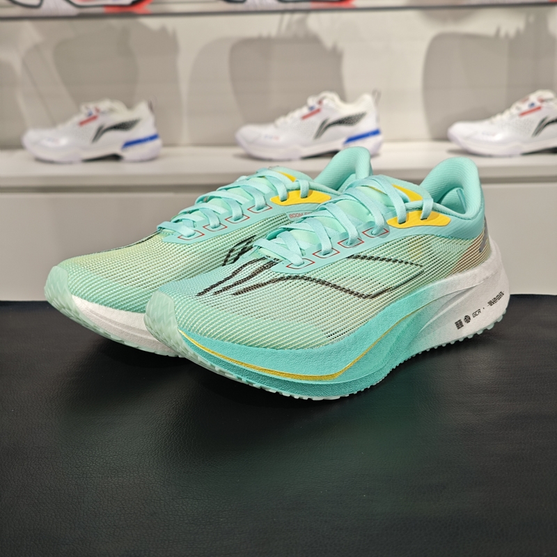 李宁正品飞电4女子䨻丝碳板轻便回弹减震竞速运动跑步鞋ARMU006-8