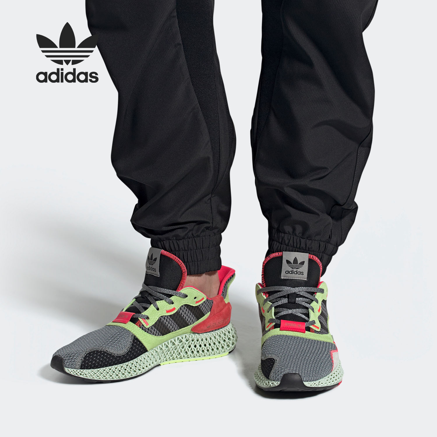 Adidas/阿迪达斯正品 ZX4000 4D 男女低帮运动休闲鞋 BD7927