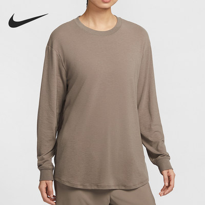Nike/耐克正品One Relaxed Dri-FIT 女士长袖上衣FN2818-233