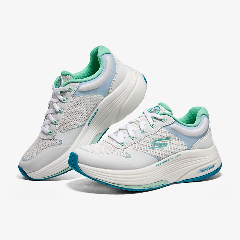 Skechers/斯凯奇正品夏季女士舒适厚底轻质缓震运动跑步鞋