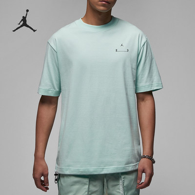 Nike/耐克正品JORDAN男士字母印花宽松透气短袖T恤DX9644-360
