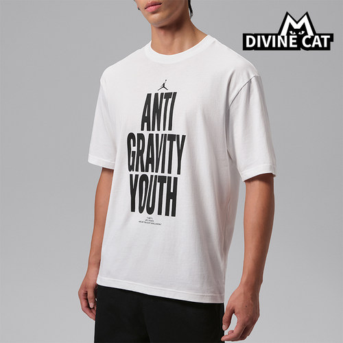 Nike/耐克正品Jordan男士套头休闲透气舒适短袖T恤JF9386-100