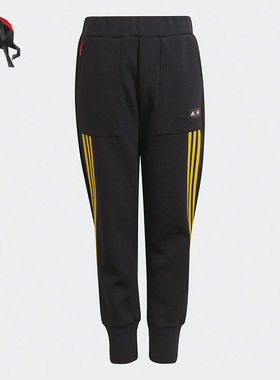 Adidas/阿迪达斯正品休闲大童时尚潮流运动训练长裤 H65356