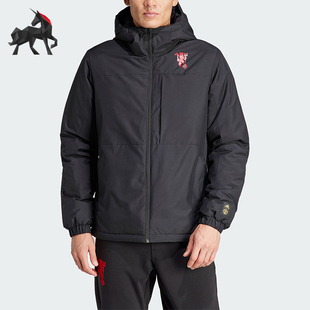 Adidas/阿迪达斯正品男士曼联足球休闲文化棉服IP9182