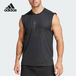 透气运动跑步训练背心JM3190 2025男士 Adidas 阿迪达斯正品