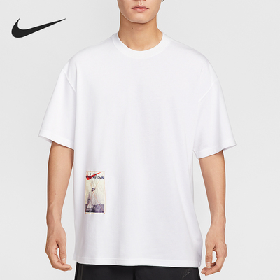 Nike/耐克正品Sportswear男士图案简约透气短袖HQ9253-100