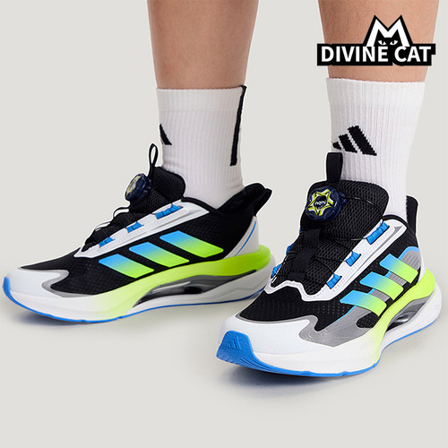 Adidas/阿迪达斯正品LIGHTDART HABU儿童体测运动跑步鞋KH5657