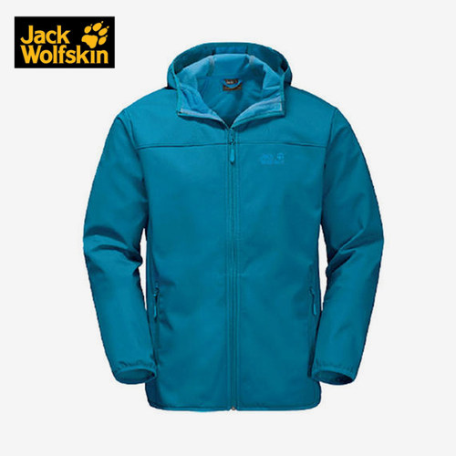 Jack wolfskin/狼爪户外运动防风保暖加绒男子软壳外套 1304001