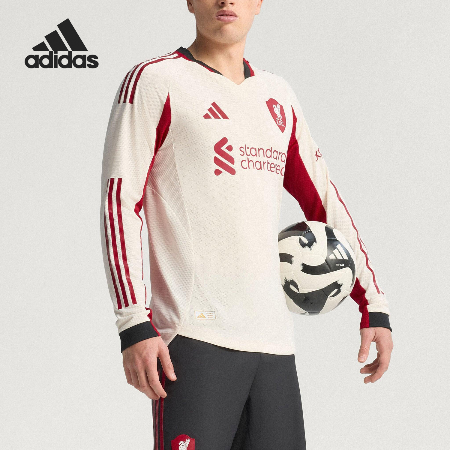 Adidas/阿迪达斯正品LIVERPOOL男士训练修身运动长袖JV6446
