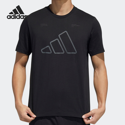 Adidas/阿迪达斯正品TECH GRAPHIC TEE男士针织短袖T恤GP0983