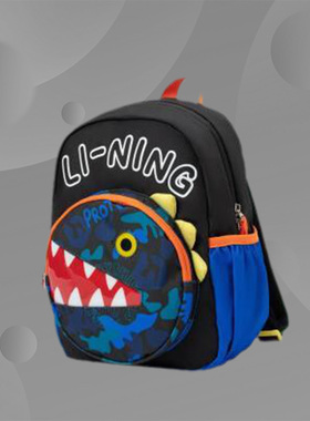李宁双肩包男女小童新款运动生活背包书包反光运动包YBSR054