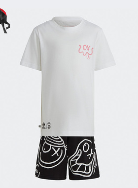 Adidas/阿迪达斯正品Andre Saraiva联名小童运动套装IC8897