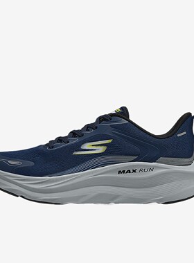 Skechers斯凯奇正品MEN'S GO男款厚底系带低帮跑步鞋221002-NVY