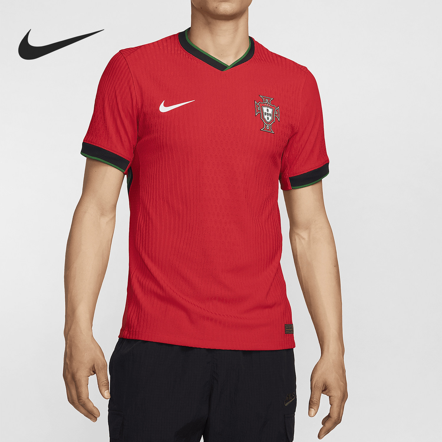 Nike/耐克正品葡萄牙主场球员版男士足球运动球衣FJ4262-657