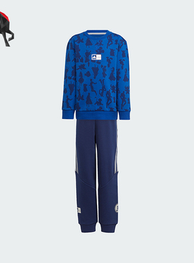Adidas/阿迪达斯正品年儿童运动休闲针织套装IT8782