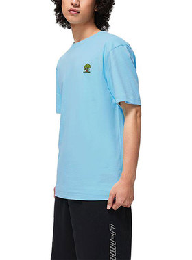 Lining/李宁正品运动生活系列男子宽松休闲透气短袖T恤AHST183