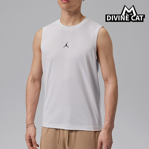 Nike/耐克正品JORDAN男士舒爽透气简约经典日常背心T恤IF0890-100