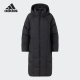 女士保暖休闲宽松连帽羽绒服JJ3550 新款 Adidas 阿迪达斯正品