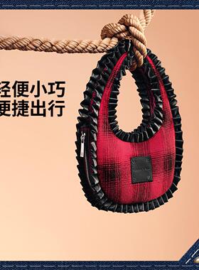 李宁正品ANDERSSON BELL联名系列女子时尚潮流单肩背包ABDV249