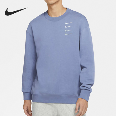 Nike/耐克正品四连钩男子圆领休闲运动时尚套头衫卫衣 DB9408