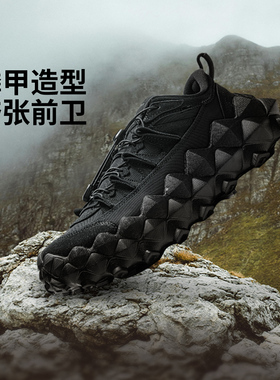 李宁正品穿山男女同款轻量高回弹支撑稳定耐磨户外运动鞋AZGU181