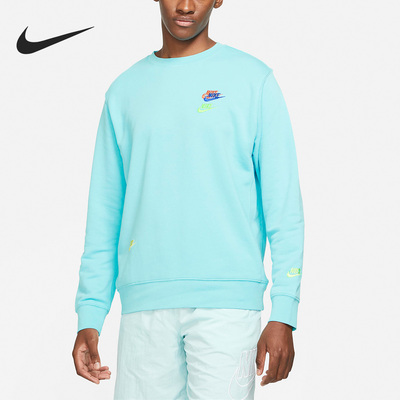 Nike/耐克正品秋季新款男子运动法式毛圈套头卫衣DJ6915-482