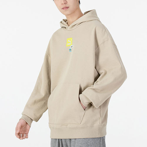 Puma/彪马正品休闲男子时尚运动连帽宽松套头卫衣 536061-64