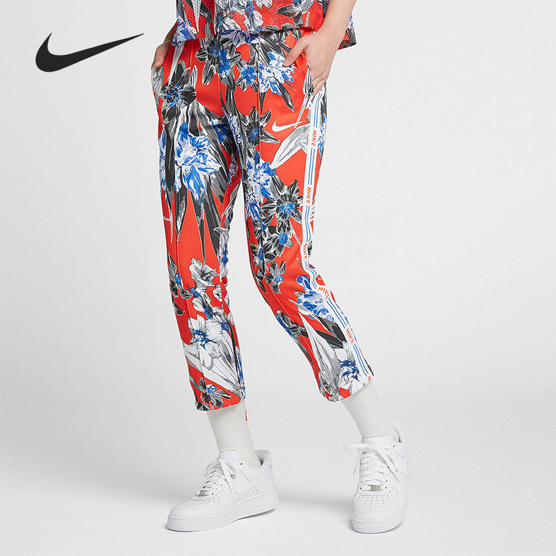 Nike/耐克正品休闲女子时尚潮流运动健身印花长裤 AR2204-892