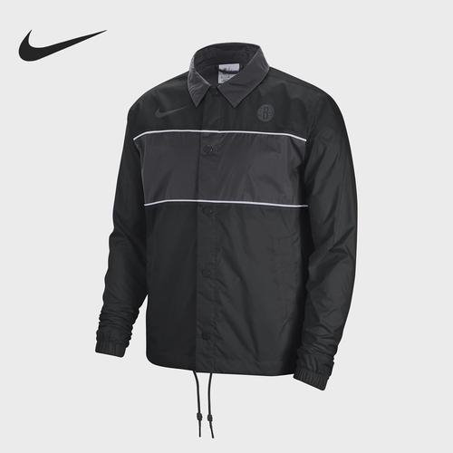 Nike/耐克正品 布鲁克林篮网队NBA 男子运动夹克DR2334-010
