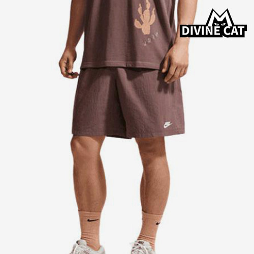Nike/耐克正品Sportswear新款男棕色系带简约经典短裤IF0845-502