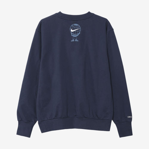 Nike耐克正品圆领字母印花男子吸湿排汗套头长袖卫衣FD9744-410