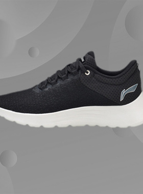 李宁正品春季女子透气技术休闲健步EVA轻便运动跑步鞋子ARBQ012