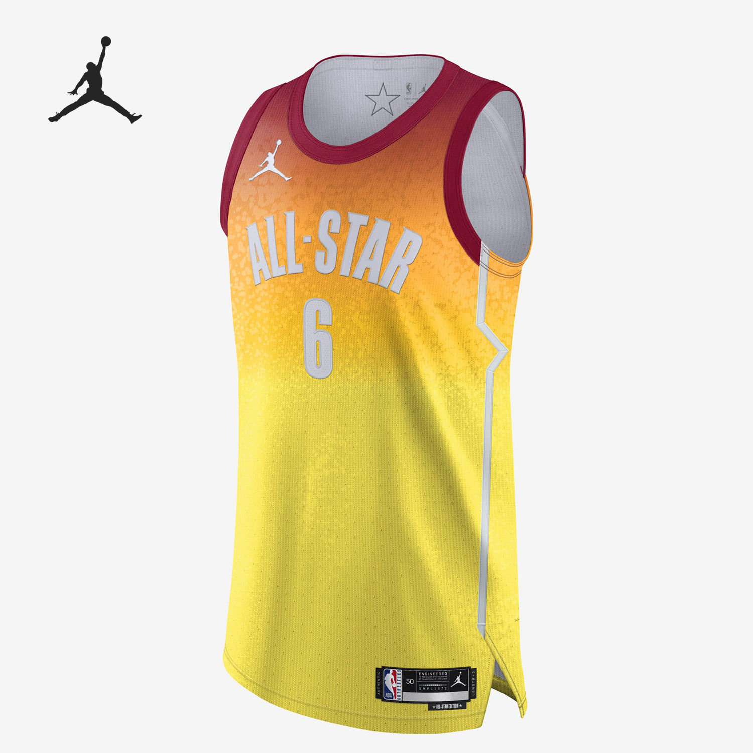 Nike/耐克正品JORDAN男士下摆开衩吸湿排汗无袖T恤DX6345-601