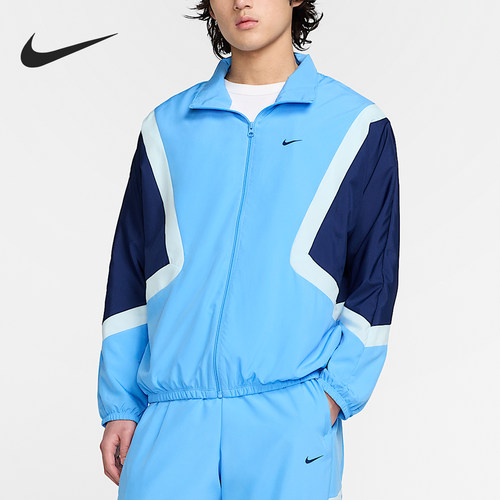 Nike/耐克正品2025秋季款男士运动拼接篮球外套FZ0249-412