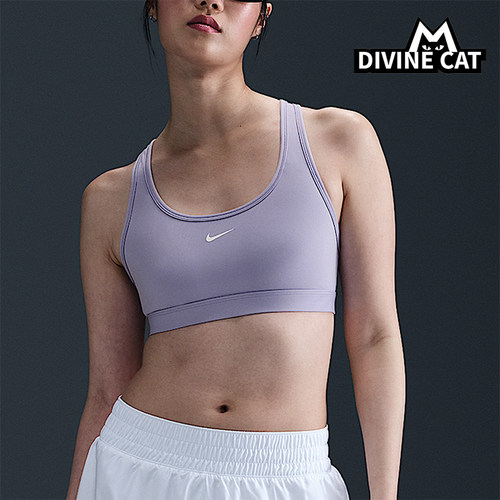 Nike/耐克正品Swoosh女士圆领训练透气舒适运动内衣DX6817-533