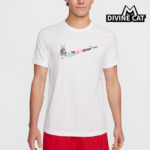 Nike/耐克正品男士经典时尚透气徽标圆领短袖T恤HJ3660-100