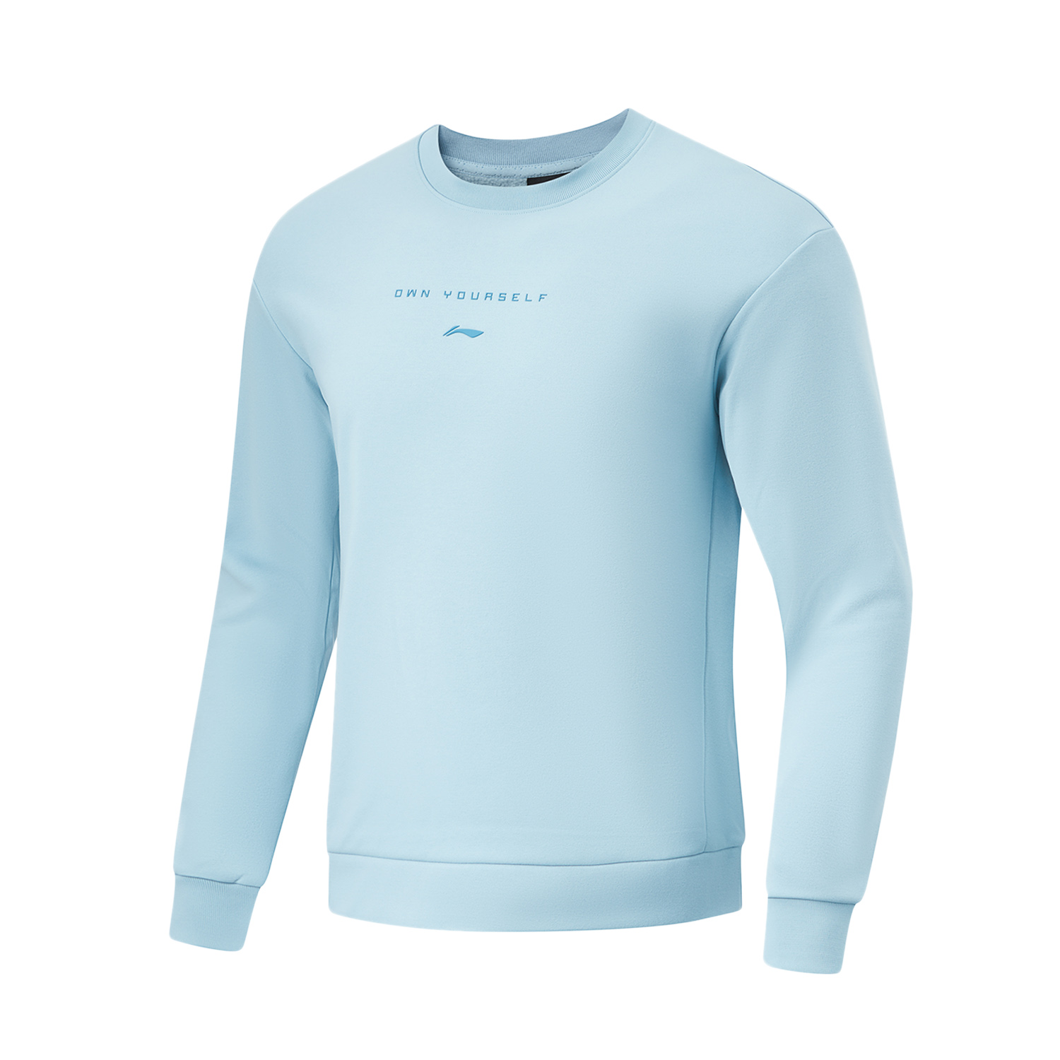 Lining/李宁正品冬季男子新款纯色加绒保暖舒适套头卫衣AWDT789-5