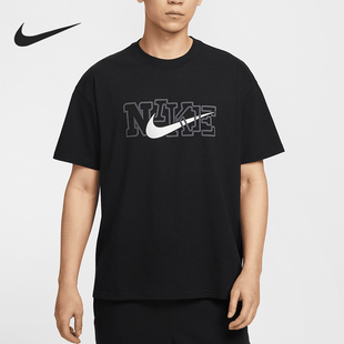 款 2025夏季 男士 宽松落肩针织短袖 010 Nike HJ3420 耐克正品