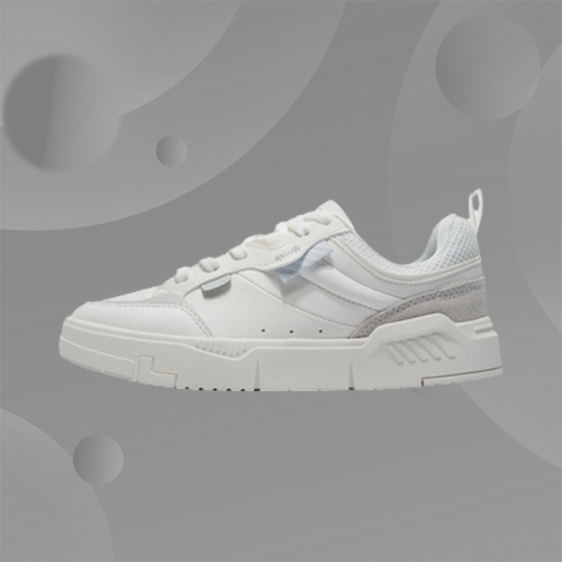 李宁休闲鞋冬季新款男女时尚潮流经典小白鞋运动板鞋AGCR236