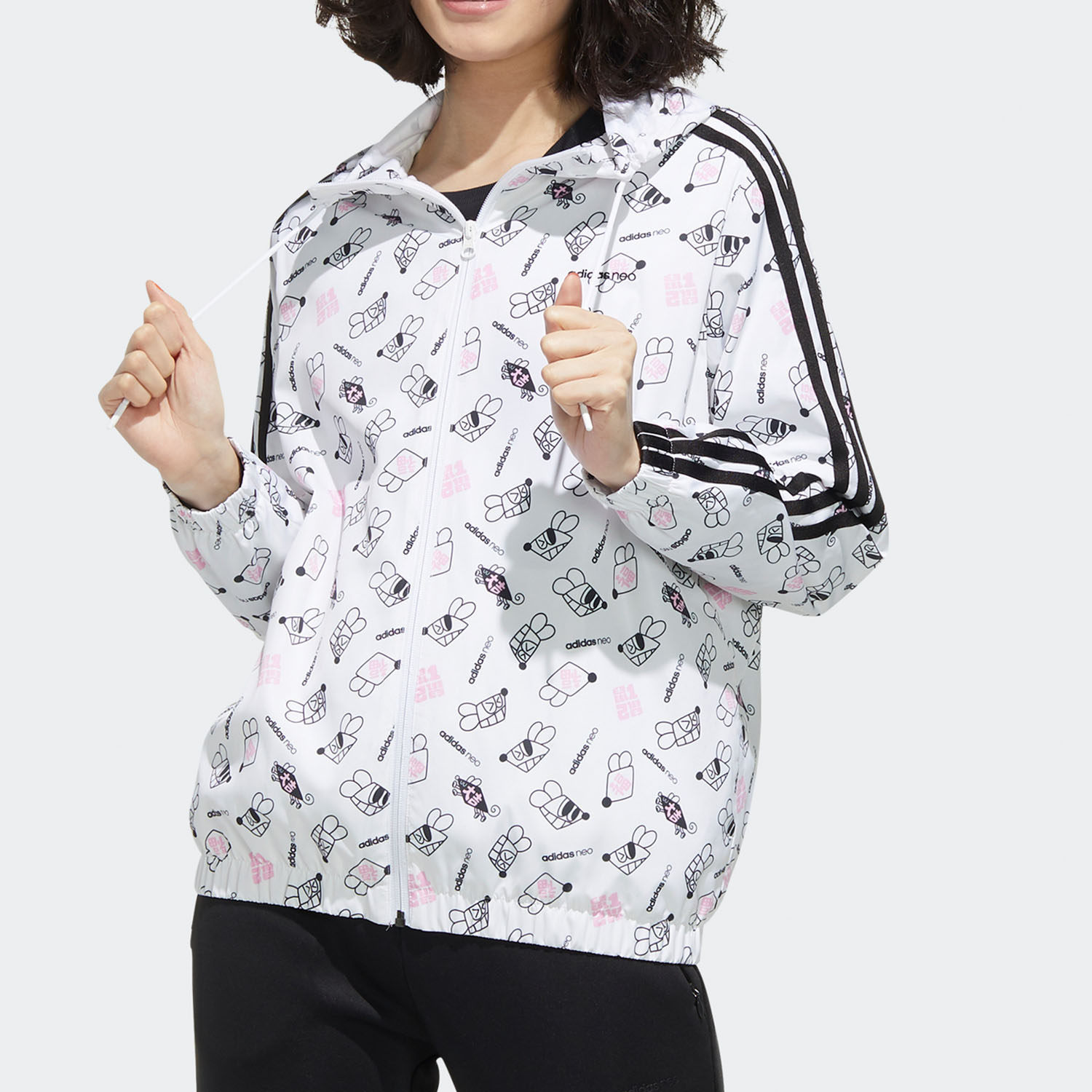 Adidas/阿迪达斯正品当季新款女子NEO W ART WB 运动外套GF7106