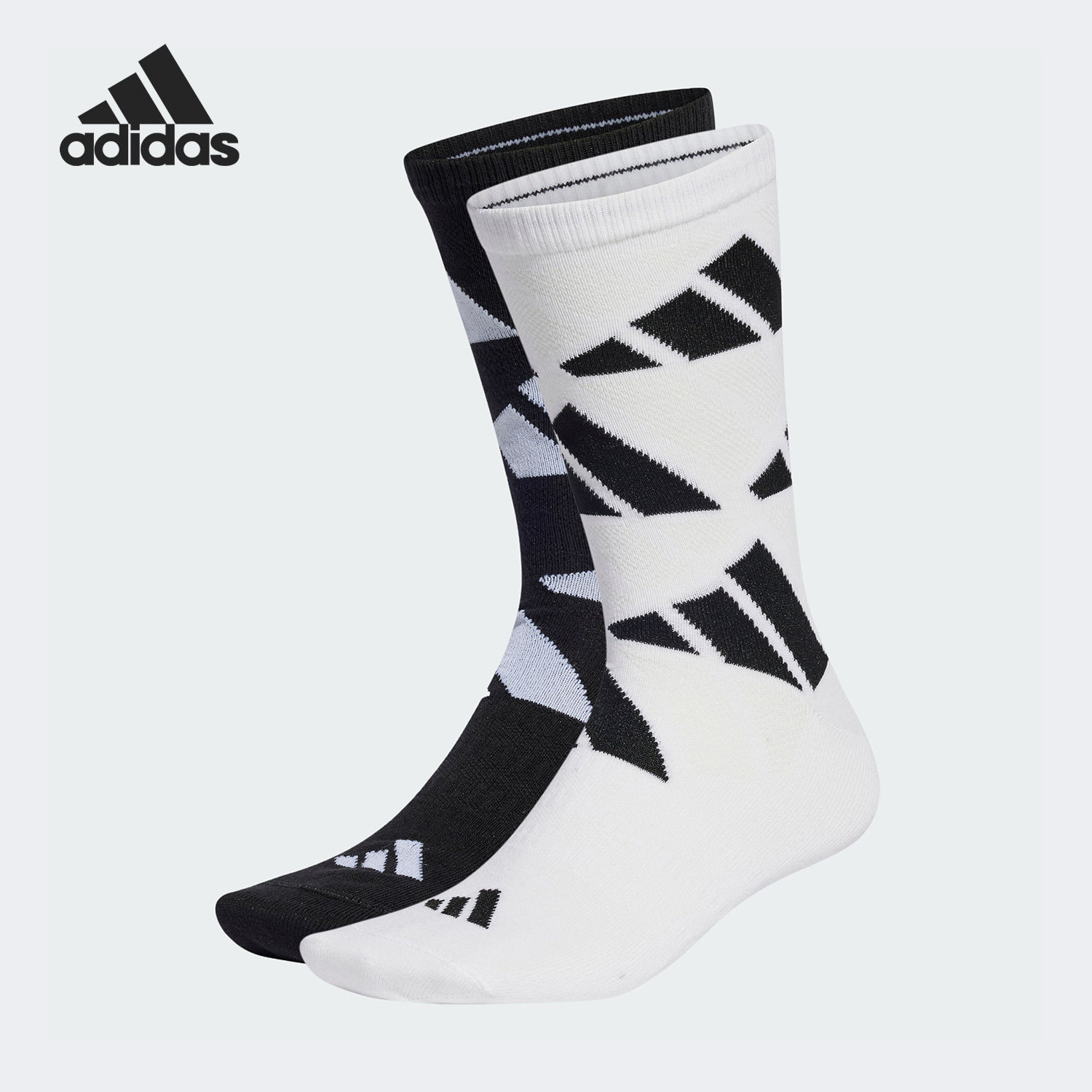 Adidas/阿迪达斯正品CRW LOGOLOVE 2P男女两双装运动袜HT3462