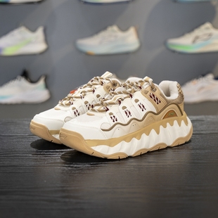 AGCV254 李宁正品 厚底增高运动休闲鞋 女子减震回弹时尚 2025冬季