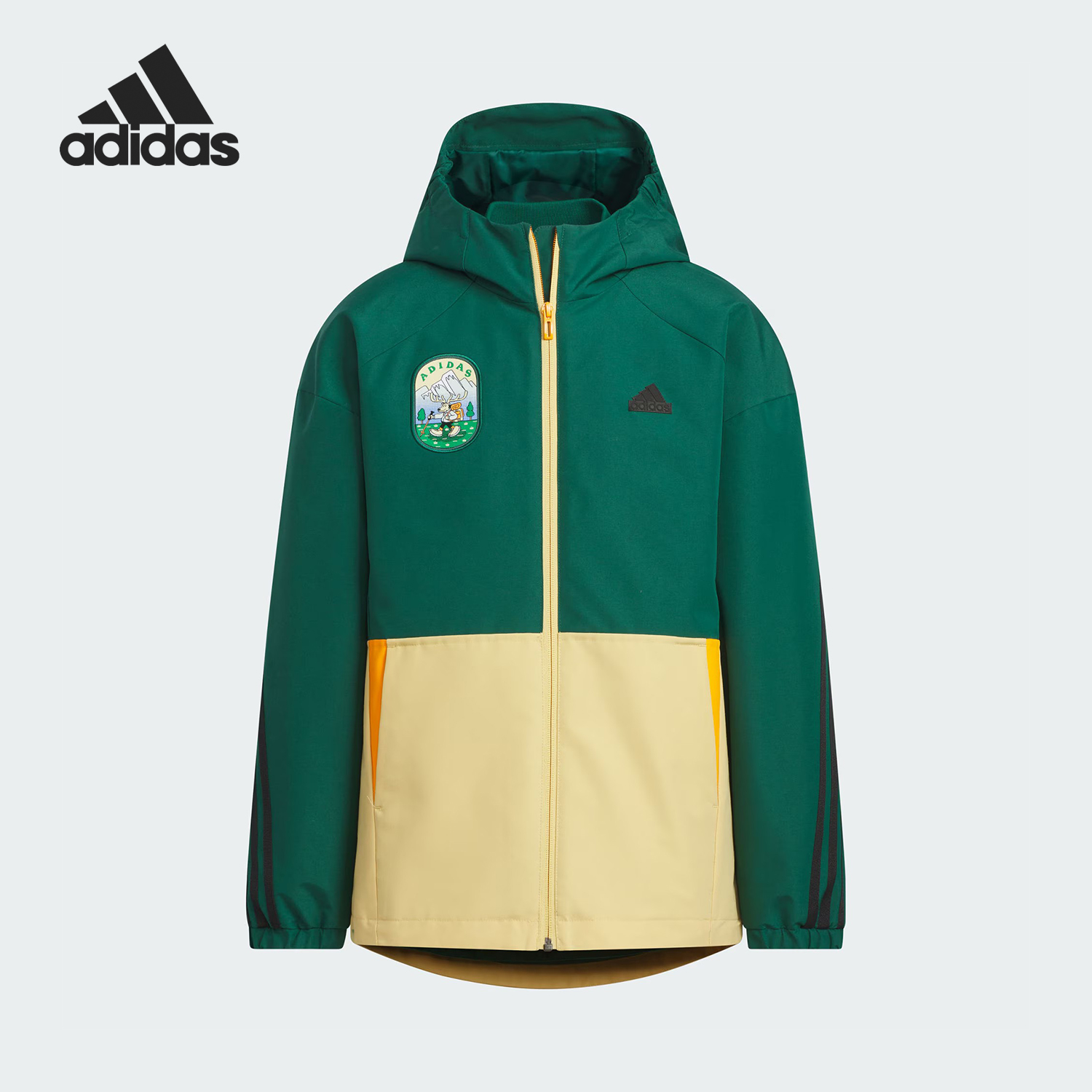 Adidas/阿迪达斯正品新款儿童保暖防风二合一羽绒服JJ5020