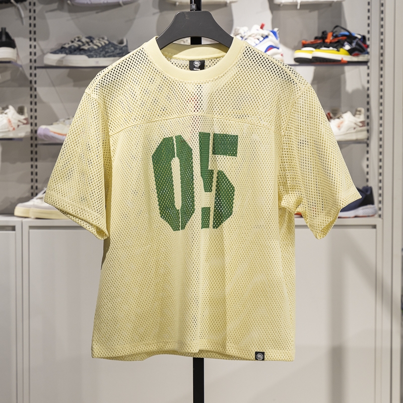 李宁正品反伍BADFIVE男子时尚百搭宽松网眼透气运动短袖ATSV347-1