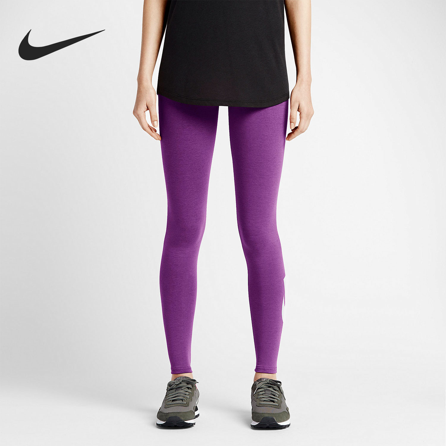 Nike/耐克正品当季新款运动跑步健身女子紧身长裤 615050-550