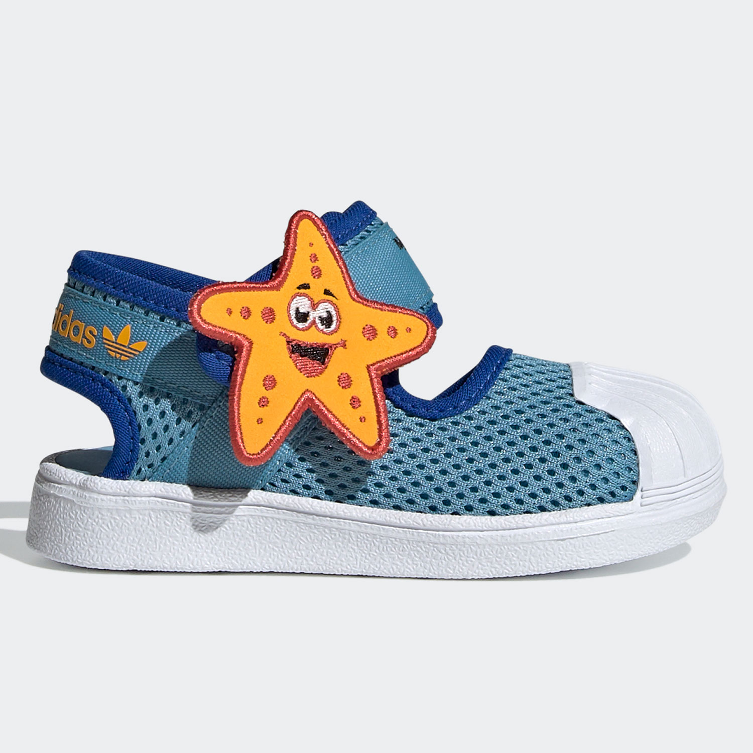 阿迪达斯三叶草小童休闲运动凉鞋