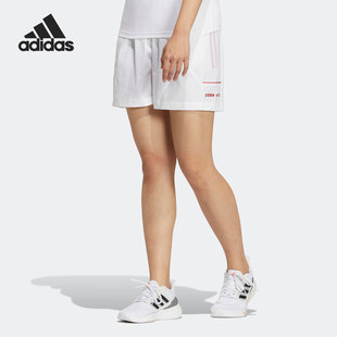 新款 Adidas 當季 休閑跑步女子運動短褲 阿迪達斯正品 HT6893